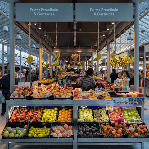 Soak up the local delights of nearby Bolhão market
