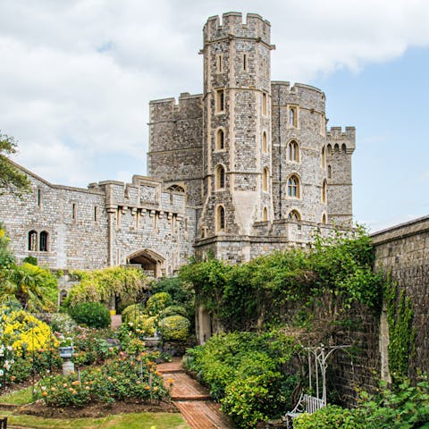 Drive over to Windsor in ten minutes and take a tour around the famous castle