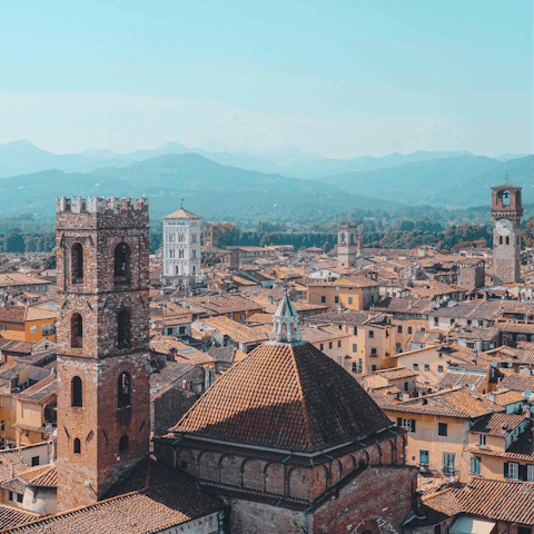 Explore Lucca's Guinigi Tower and many other historic sights