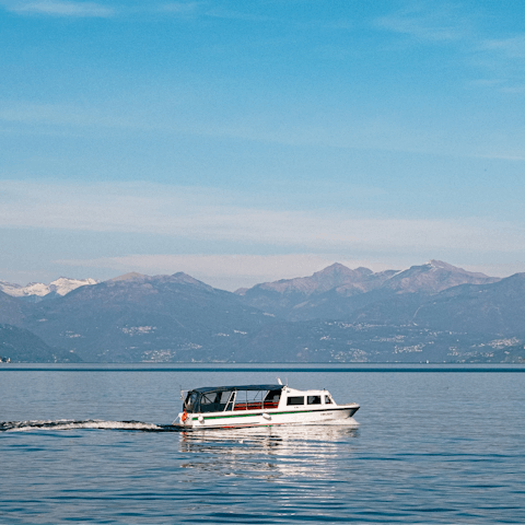 Take a boat trip and explore the majestic sights of Lake Como  