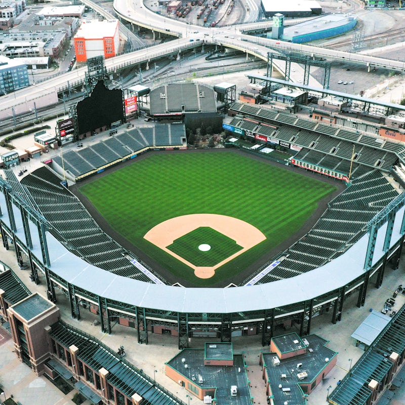 Catch a ballgame at Coors Field, just over five minutes' drive away