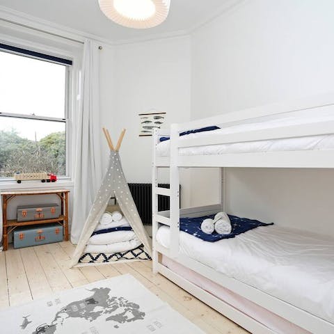 Snuggle down in the Scandi-inspired bunkbeds that kids will love