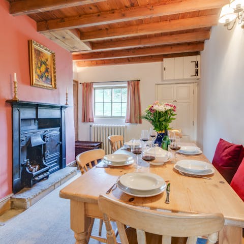 Enjoy a cosy dining experience