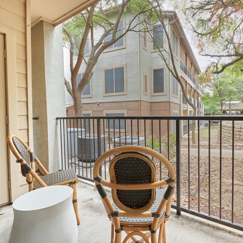 Sip a cold beer on your private balcony at sundown