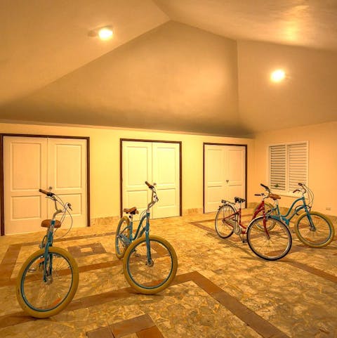 Rent a bike from just $20 and explore the whole beautiful resort