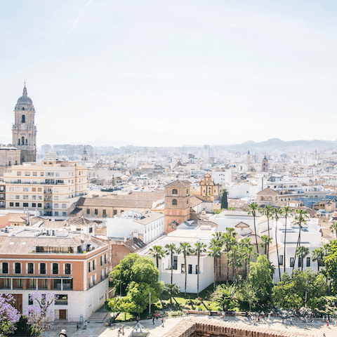 Wander through the charming streets of Malaga, stopping off for glasses of Sangria along the way