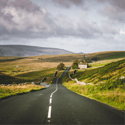 Head out and explore the stunning landscape of North Yorkshire