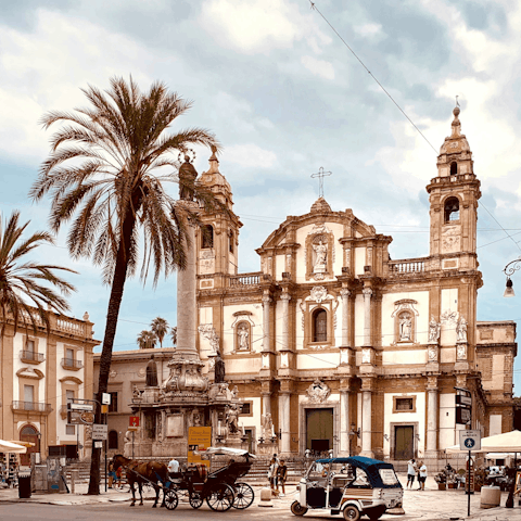 Explore the iconic sights of historic Palermo