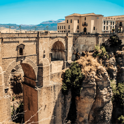 Take a day trip to Ronda, a forty-minute drive away