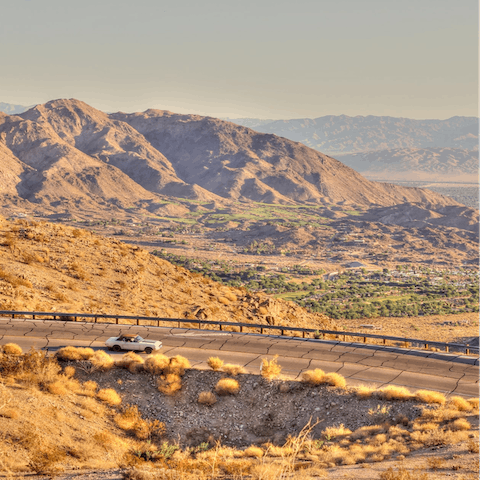 Explore every crevice of Coachella Valley, just an eleven minute drive away