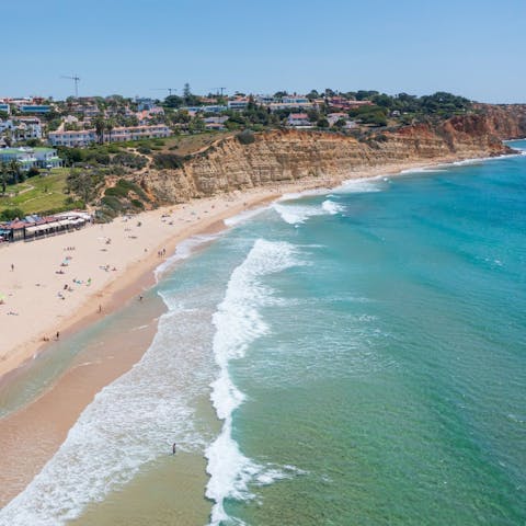 Embrace the waves on Lagos' beaches – a short drive or walk away