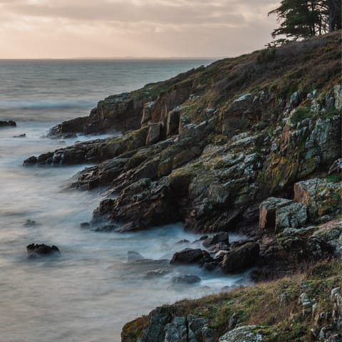 Hike or cycle your way along the atmospheric coastline 