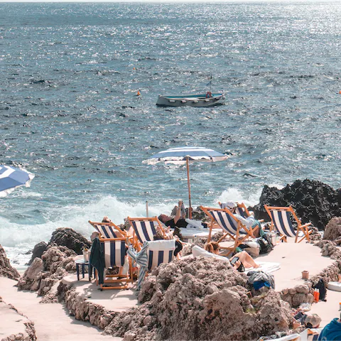 Soak up the beauty of Capri from the seafront – a short walk away
