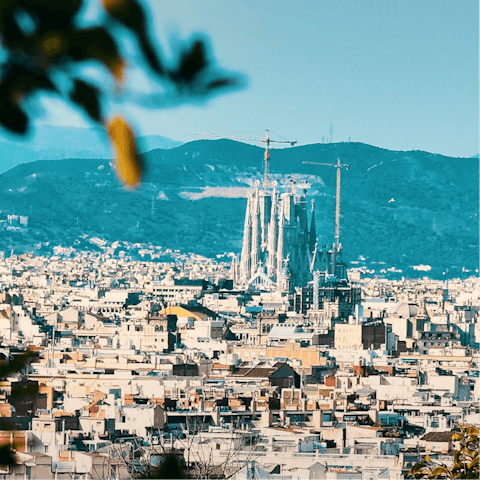 Take a day trip to the majestic city of Barcelona – just an hour's drive away