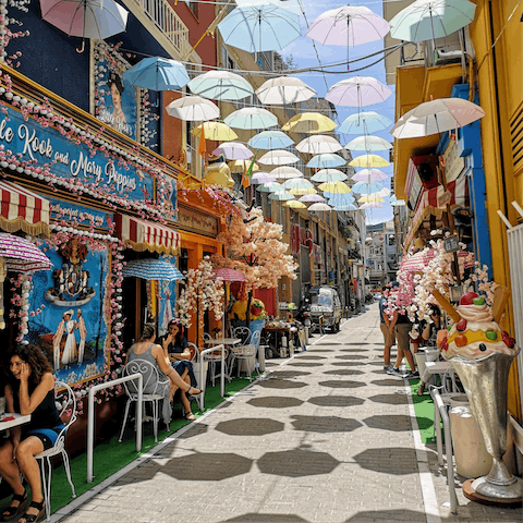 Explore the colourful streets of Athens