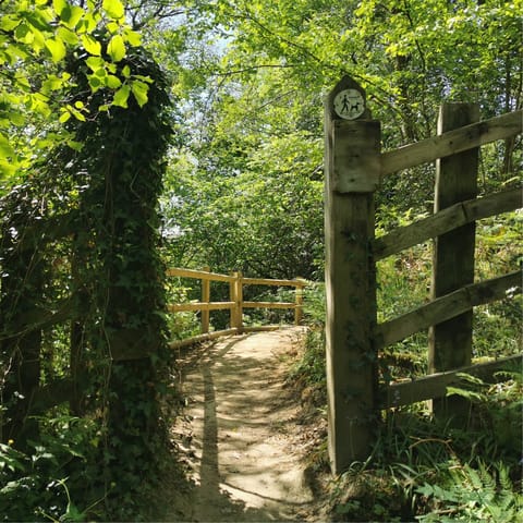 Head out on serene hiking trails around the Shropshire countryside