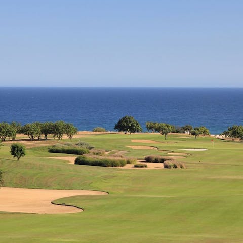 Hit Pestana Golf Resort, just a ten-minute drive away