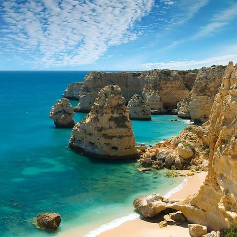 Stay in the Algarve, just a fifteen-minute walk away from Ferragudo