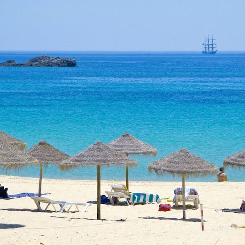 Visit Praia Grande Beach just 150 metres away