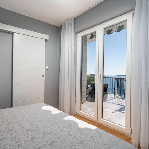 Wake up well-rested and throw open the double doors onto your terrace