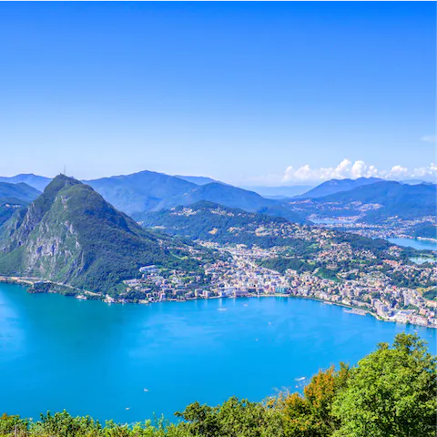 Explore Lugano, you're an eight-minute stroll from the city centre