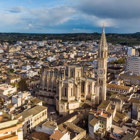 Explore the nearby town of Manacor