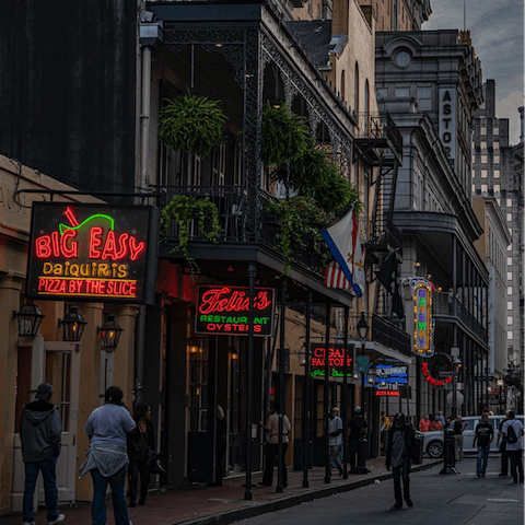 Stay a stroll away from the French Quarter 