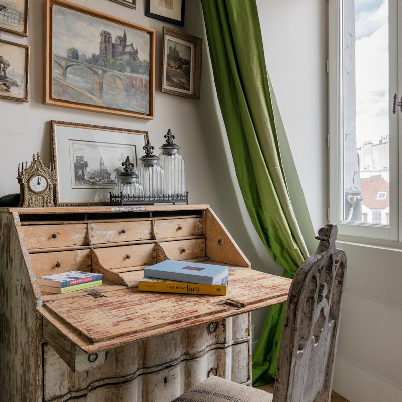 Get some reading or work done at the inspiring desk