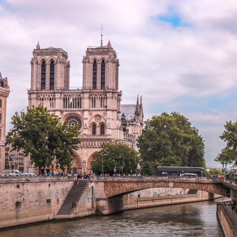 Stay just a four-minute walk from the stunning Notre Dame Cathedral
