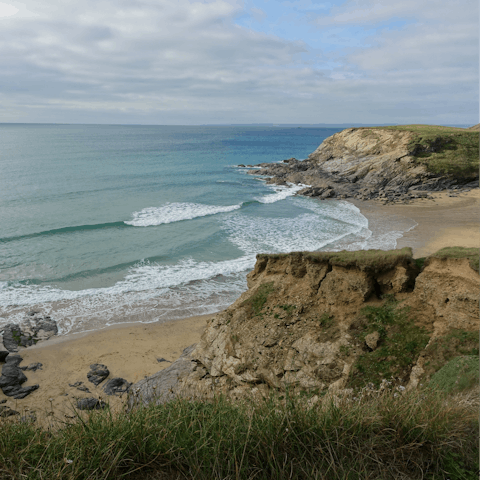 Enjoy a family beach day in nearby Bude, just over two miles away