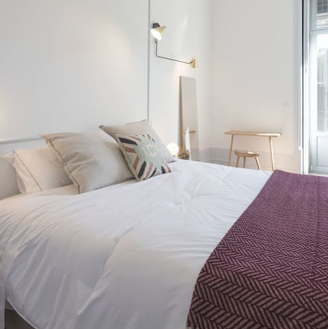 Get a good night's rest in the comfy bed and wake up ready for a day of exploring