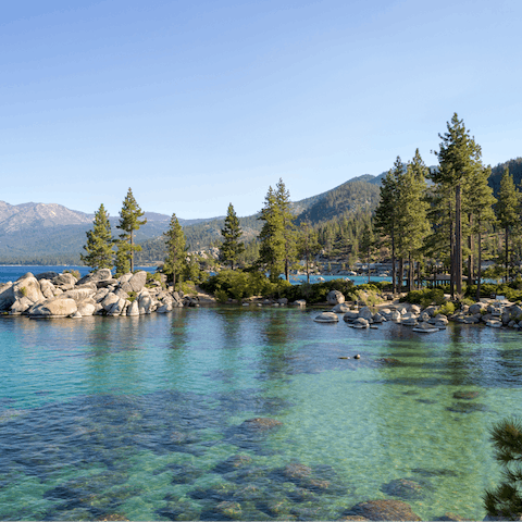 Drive to Lake Tahoe in under ten minutes