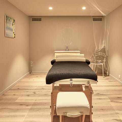 Isn't it the best way to end the day? - book a home massage in your private treatment room
