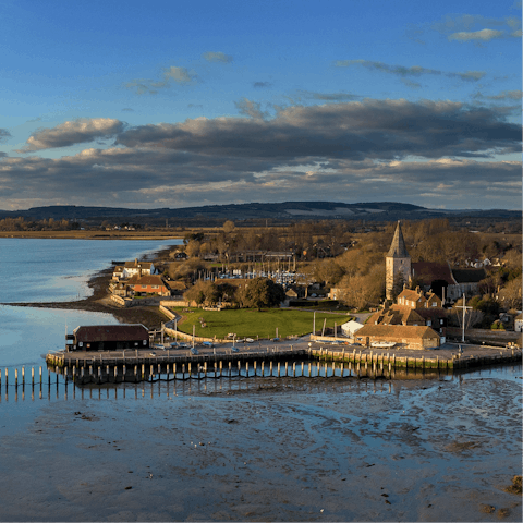 Explore Chichester Harbour AONB, a short drive away