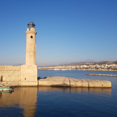 Visit the medieval town of Rethymno – a short drive away