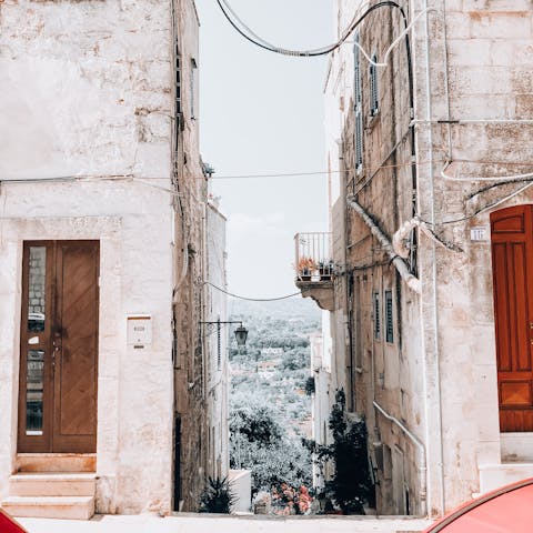 Wander the whitewashed streets of Cisternino