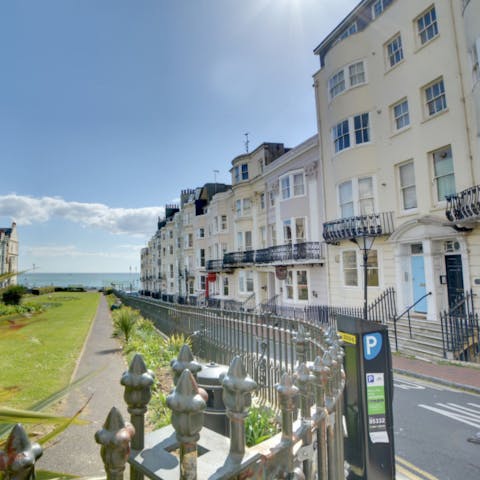 Admire the sea views from neighbouring New Steine Square