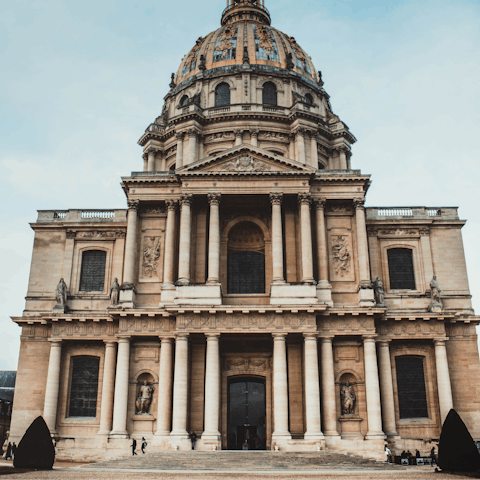 Take in the history of Les Invalides – it's a few metro stops away