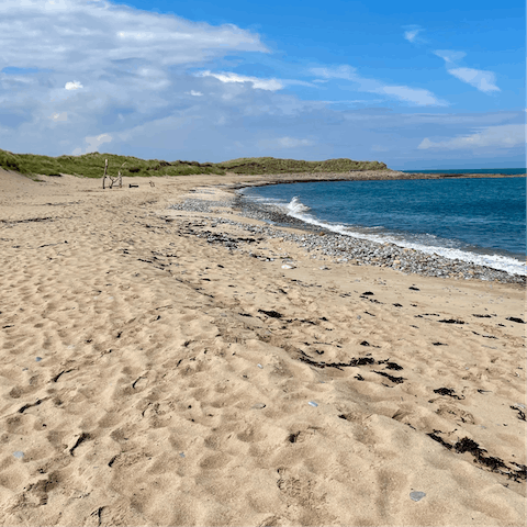 Take a trip over to Holy Island, 5 miles away