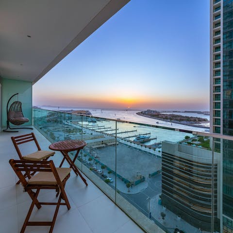 Wake up to breath-taking views of Dubai Harbour