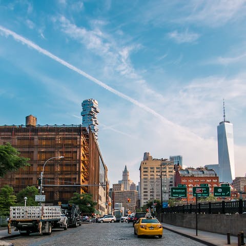 Walk just twelve minutes to stylish Tribeca