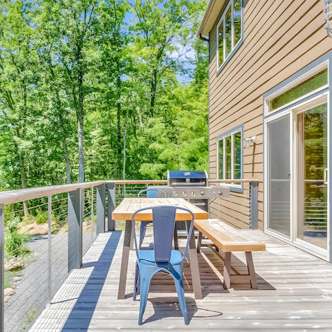 Fire up the barbecue and set the table ready for an alfresco feast