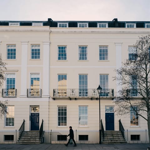 Stay in the heart of Cheltenham, a ten-minute walk from the Promenade