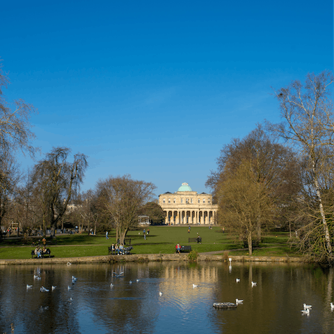 Explore the regency town of Cheltenham, home to beautiful architecture and museums