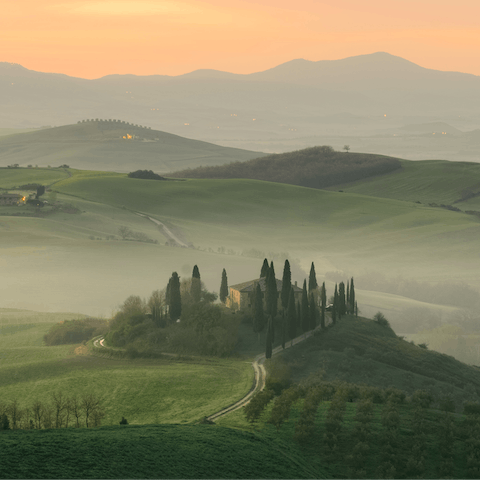 Explore the Tuscan countryside