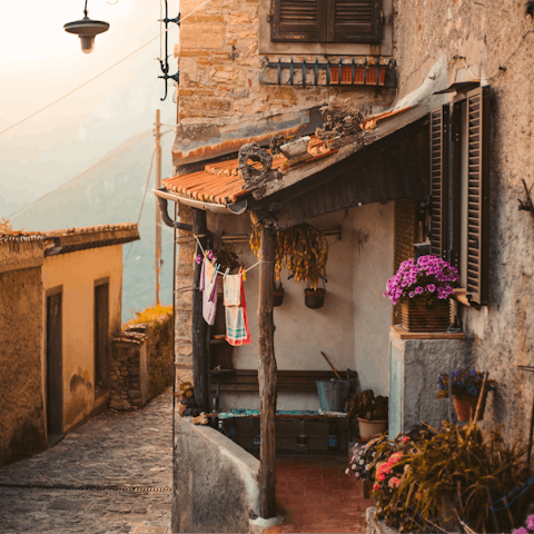 Stay in the typically Tuscan village of Metato, known for its rural simplicity