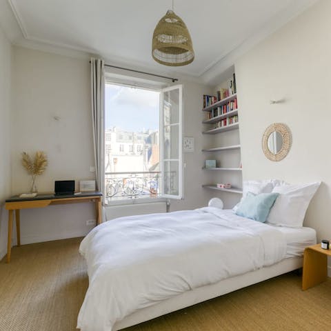 Wake up in the comfortable bedrooms feeling rested and ready for another day of Paris sightseeing