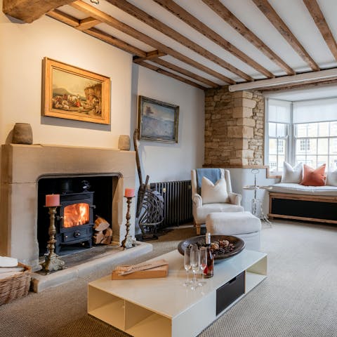 Enjoy cosy evenings gathered around the fire