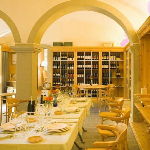 Enjoy some Tuscan classics in the resort's restaurant