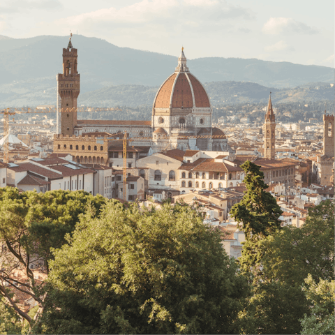 Let your hosts arrange a tour of nearby Florence